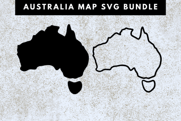 Australian Map Bundle: Two High-Quality Designs for Your Projects
