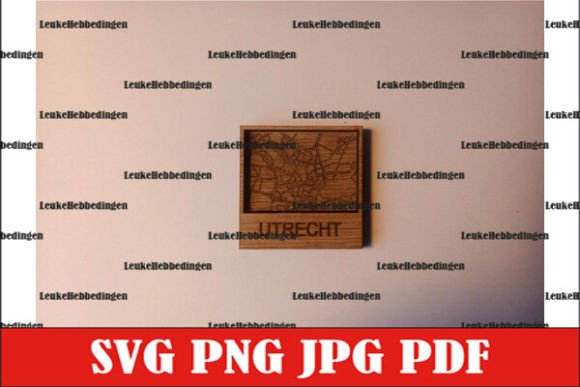 City Map Utrecht Plattegrond for Laser Design