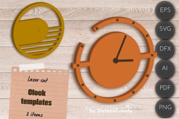 Create Stunning 3D Layered Clock Art with Laser Cut Files