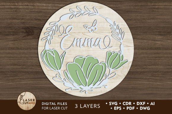 Decorative Wall Art, Multilayer Template