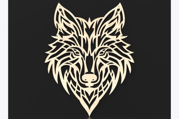 Laser Cut Wolf SVG Files: Wild Art for Your Space