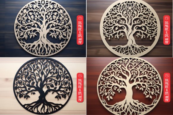 Tree of Life Laser Cut File SVG Bundle: Craft Your Vision